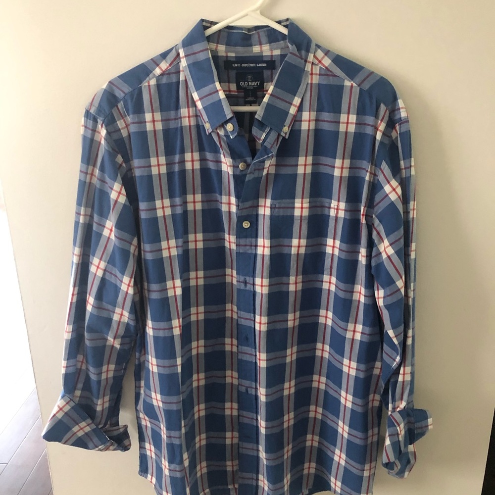 Old navy collared shirt. Slim fit